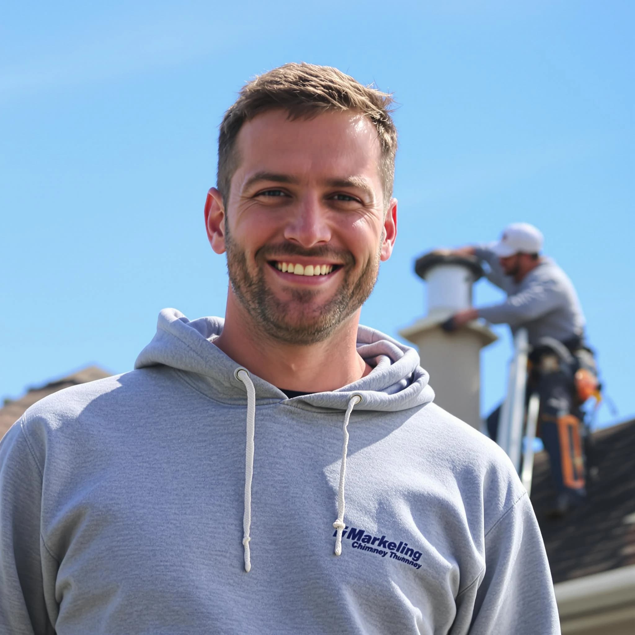 The Todd Creek Chimney Sweep team.