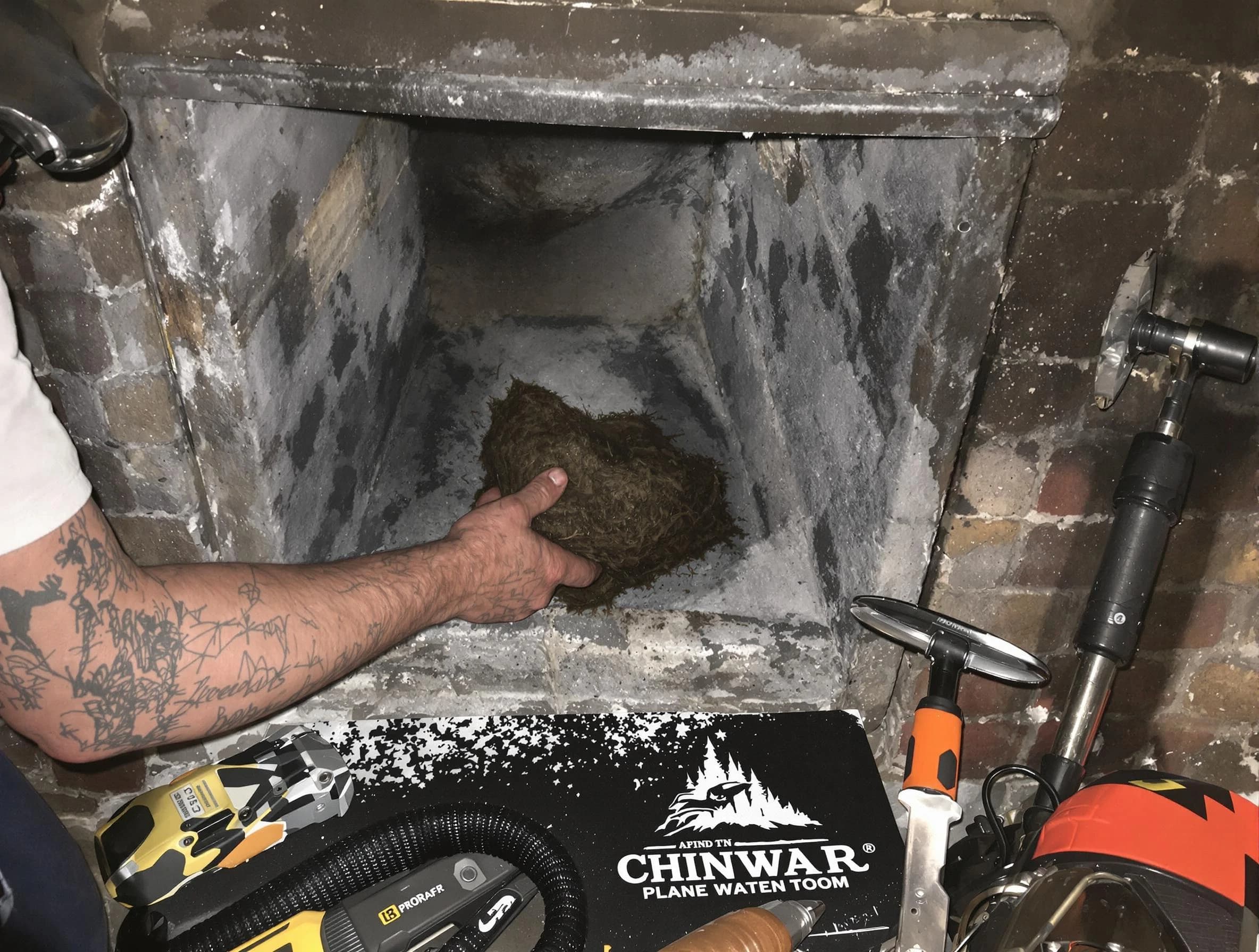 Todd Creek Chimney Sweep safely removing debris and screening chimney in Todd Creek, CO