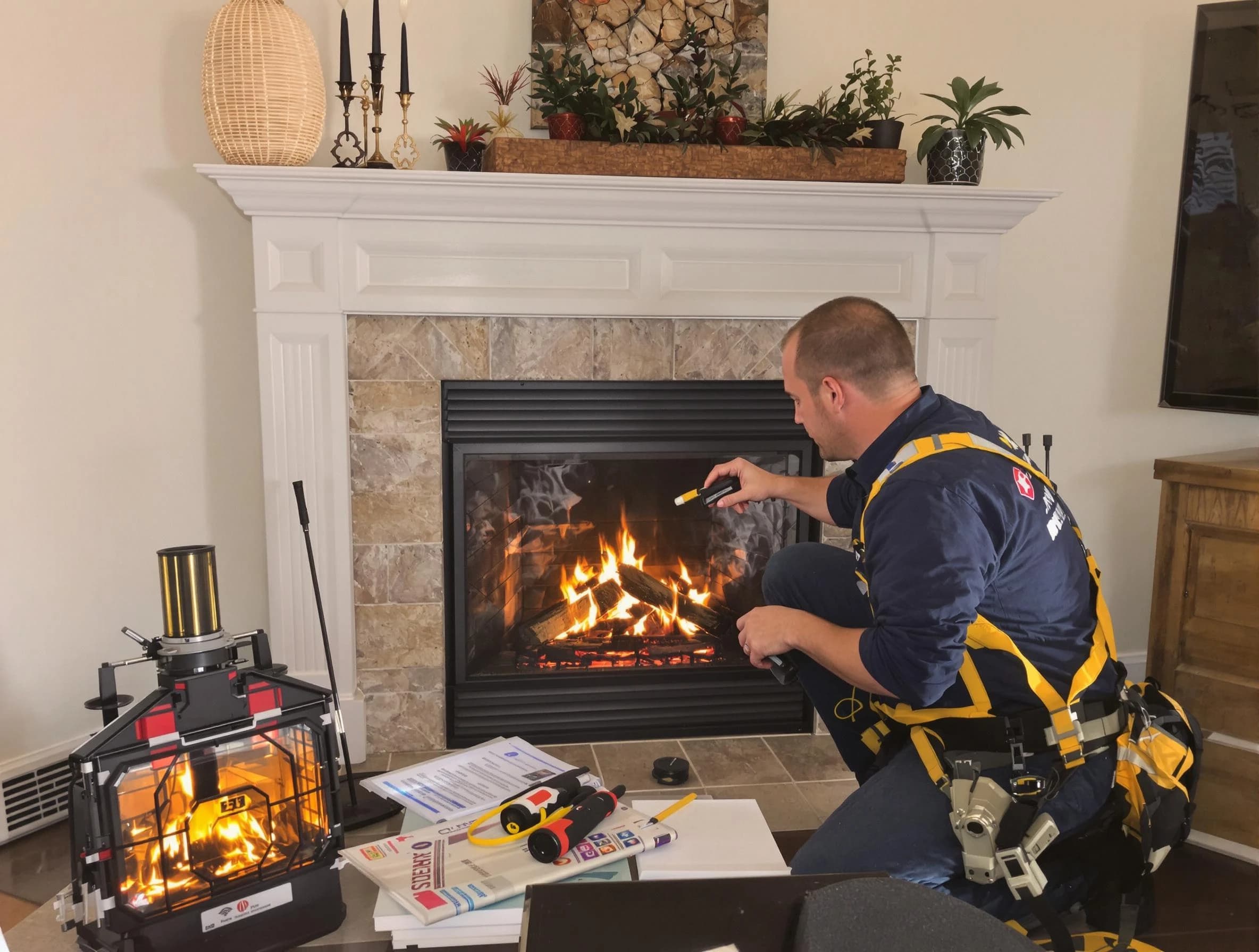 Safety-focused fireplace inspection by Todd Creek Chimney Sweep in Todd Creek, CO
