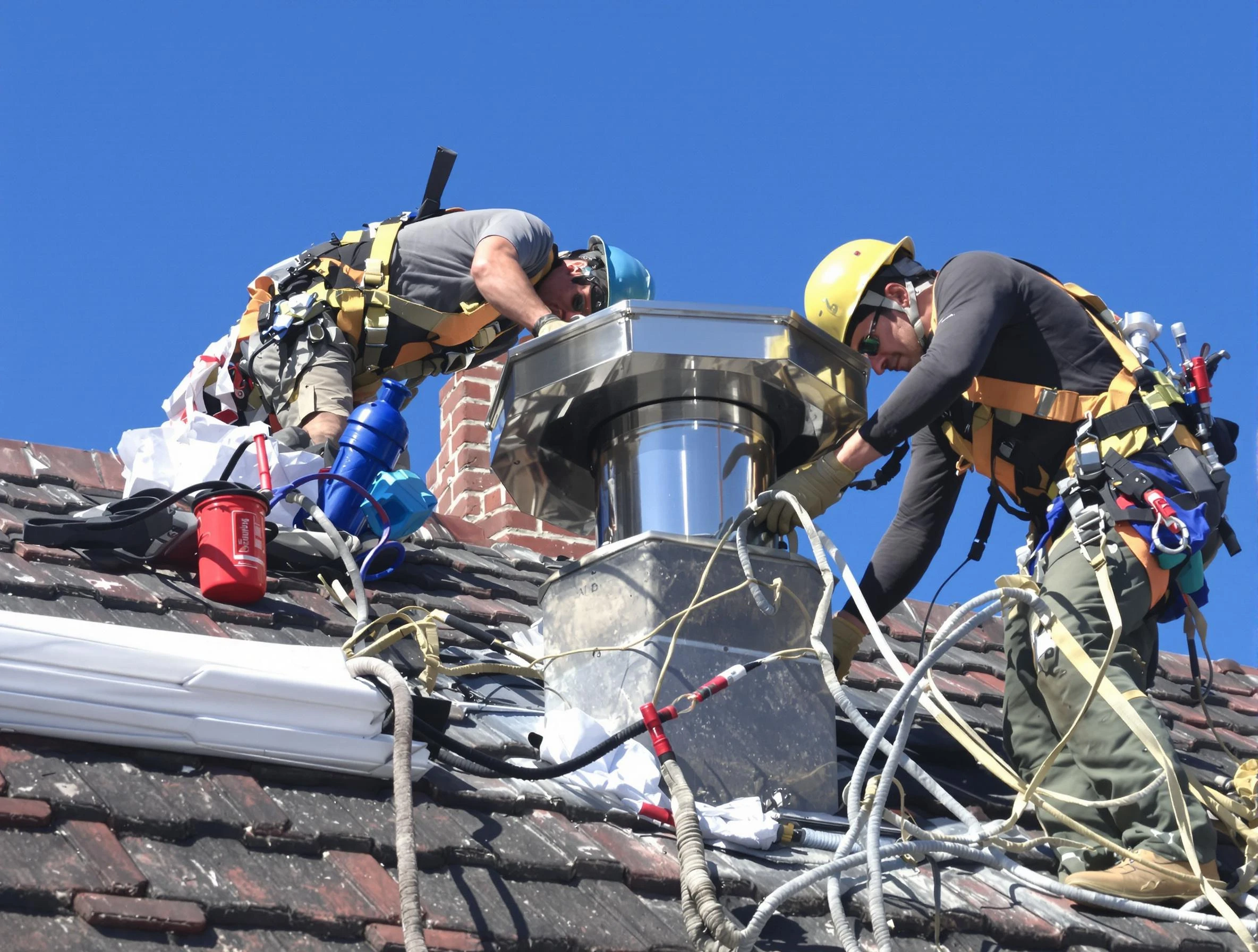 Protective chimney cap installed by Todd Creek Chimney Sweep in Todd Creek, CO