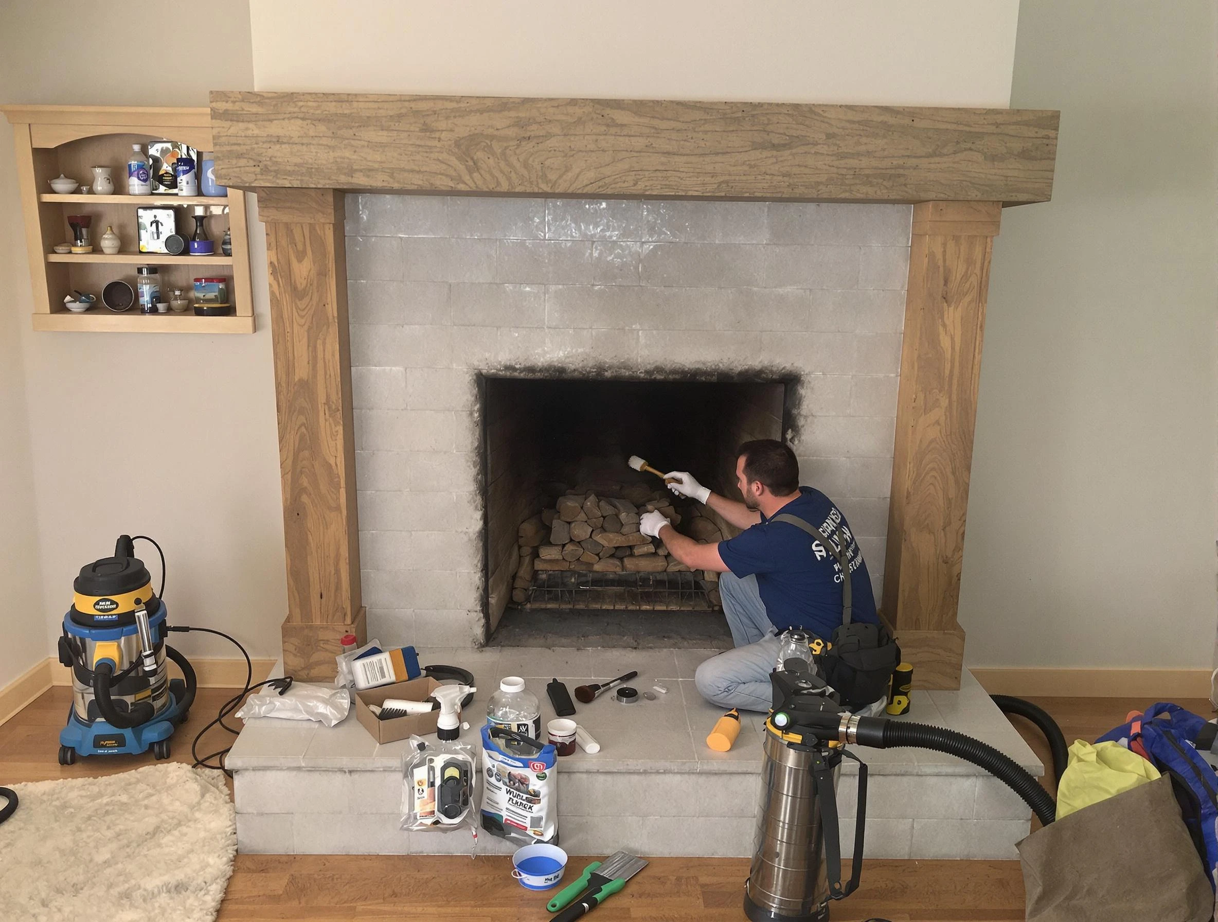 Detailed creosote removal process by Todd Creek Chimney Sweep in Todd Creek, CO